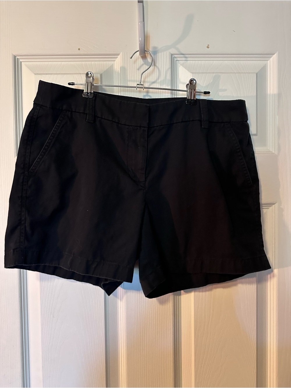 J. Crew Black Cotton Chino Shorts